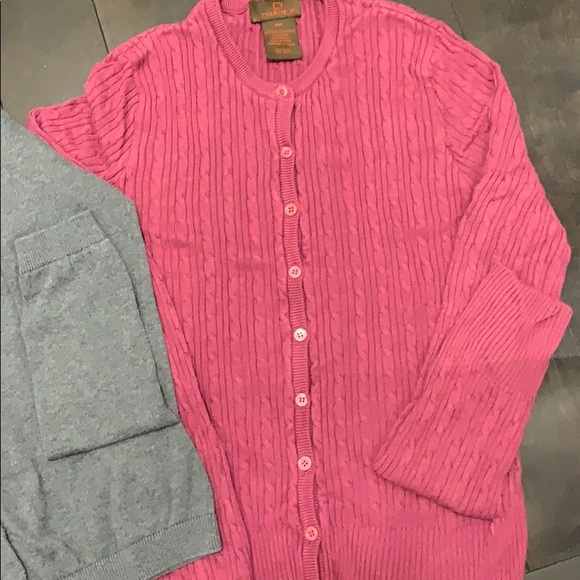 Lot 2 cardigans grey pin up style and magenta - Picture 11 of 16